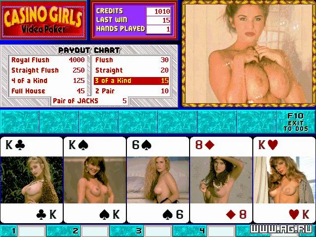 Изображение игры: Casino Girls Video Poker