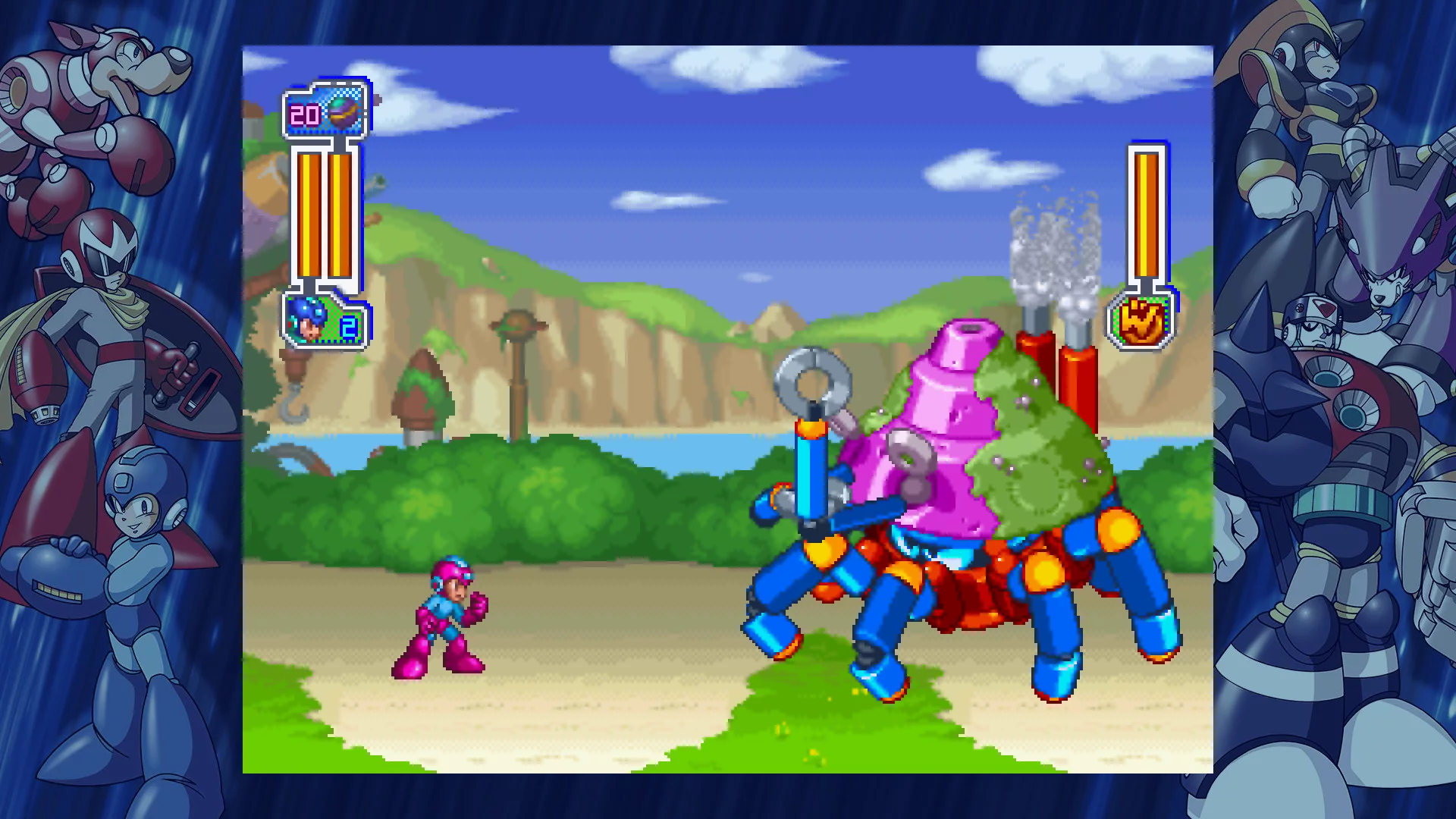 Изображение игры: Mega Man Legacy Collection 2 / ロックマン クラシックス コレクション 2