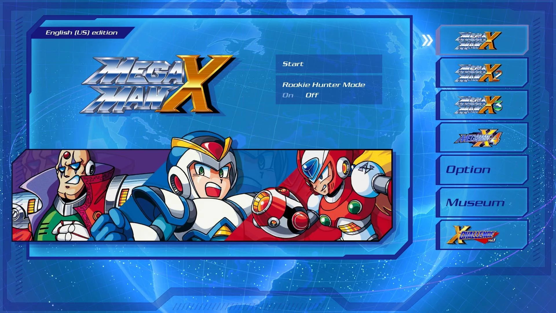 Изображение игры: Mega Man X Legacy Collection
