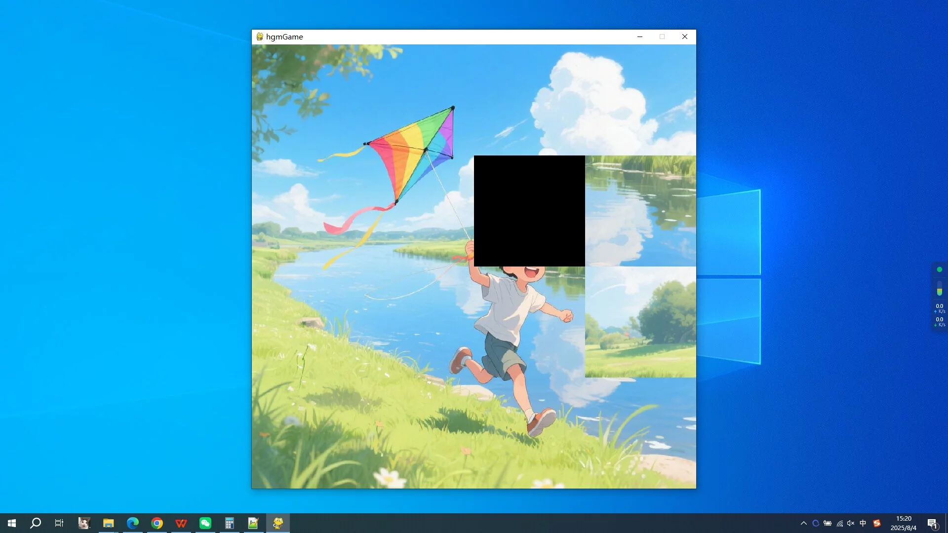 Изображение игры: fly a kite