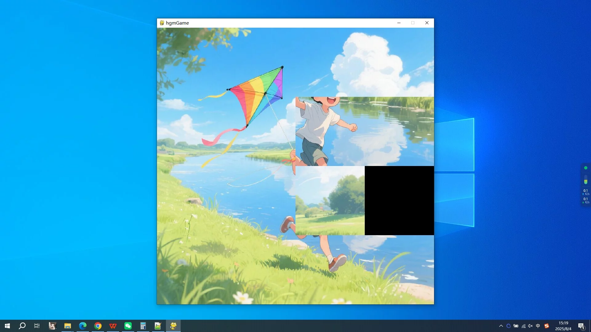Изображение игры: fly a kite