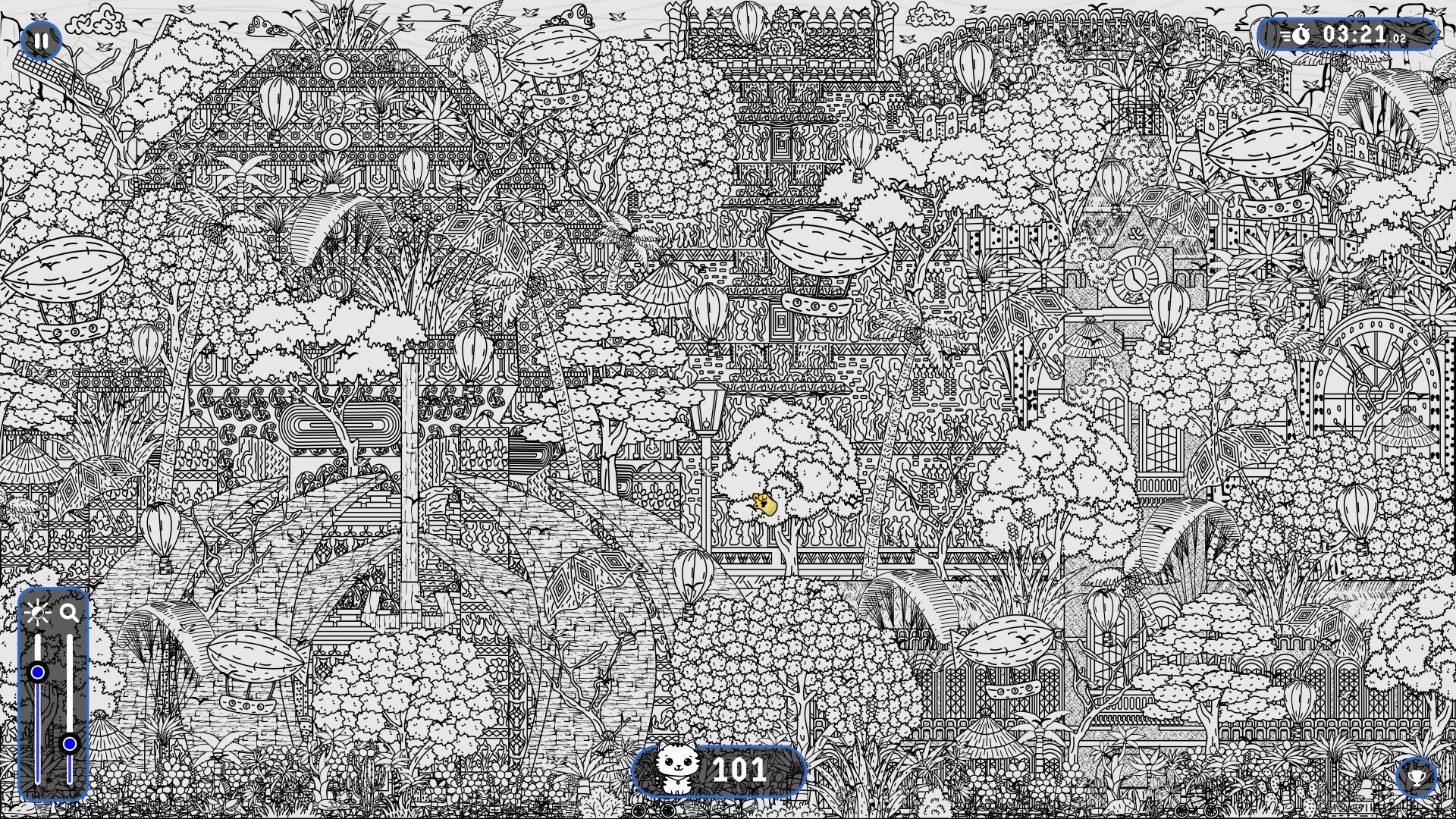 Изображение игры: 101 Cats Hidden in Chennai