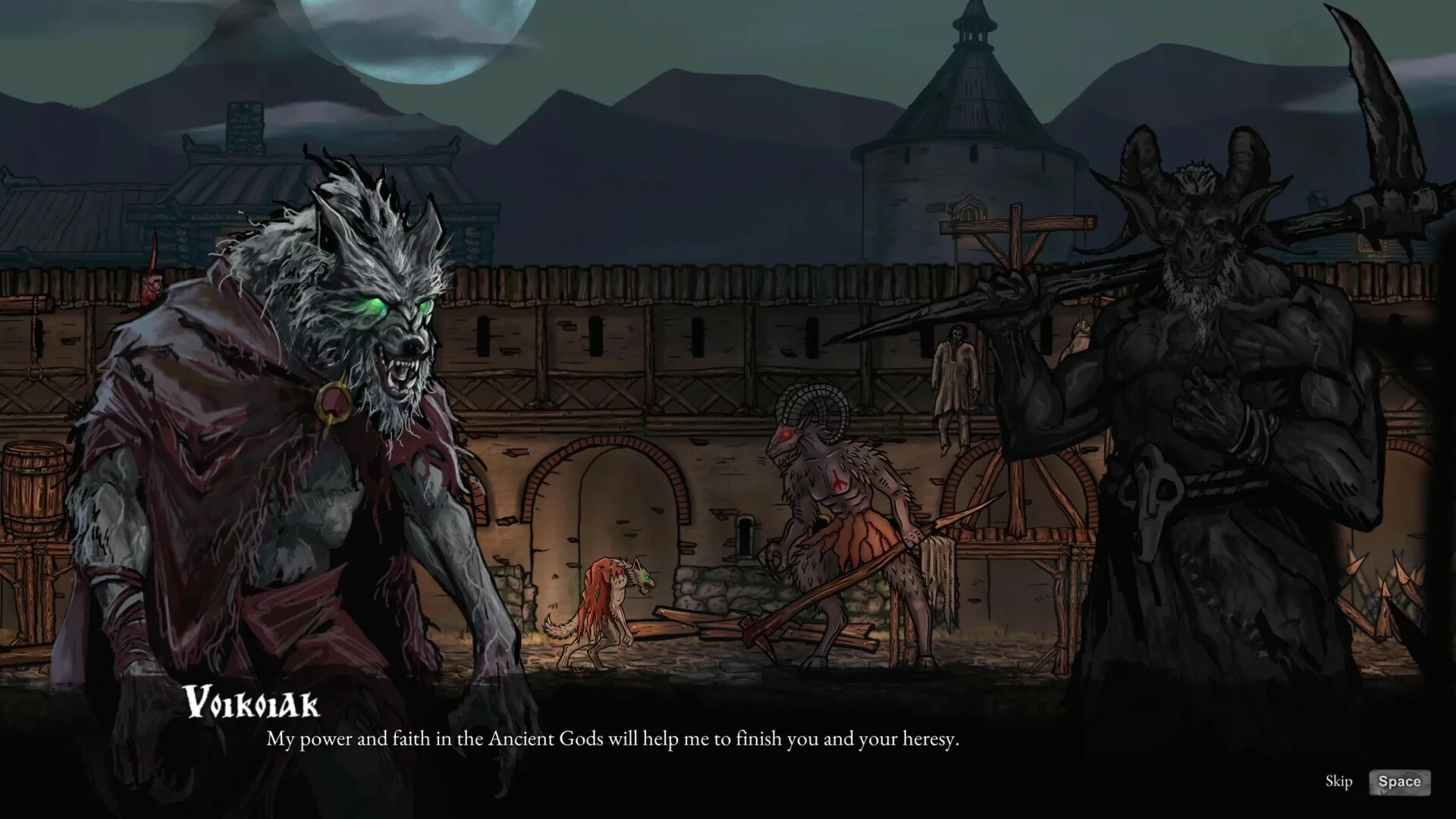 Изображение игры: Volkolak: The Will of Gods
