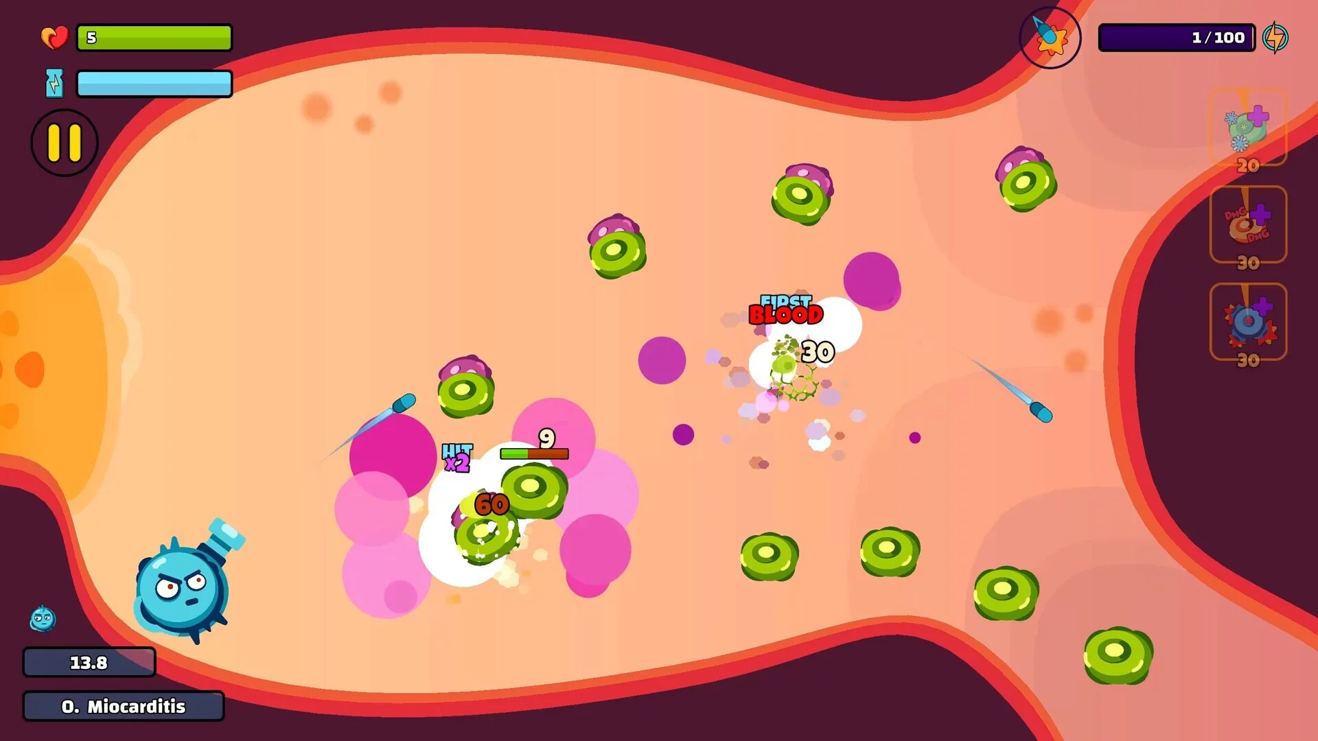 Изображение игры: BODYguard: CellWars