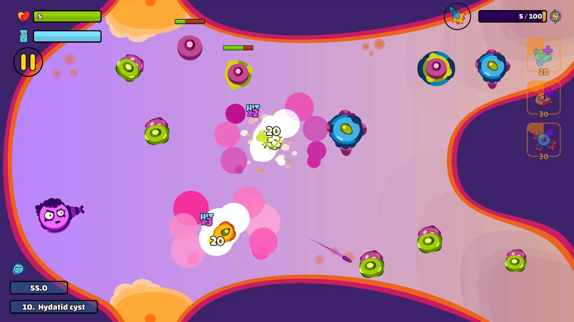 Изображение игры: BODYguard: CellWars