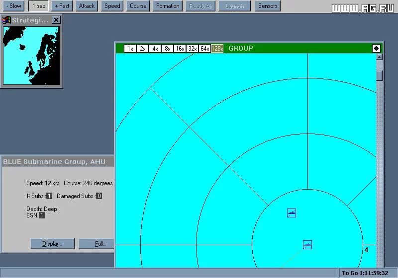 Изображение игры: Harpoon Classic '97