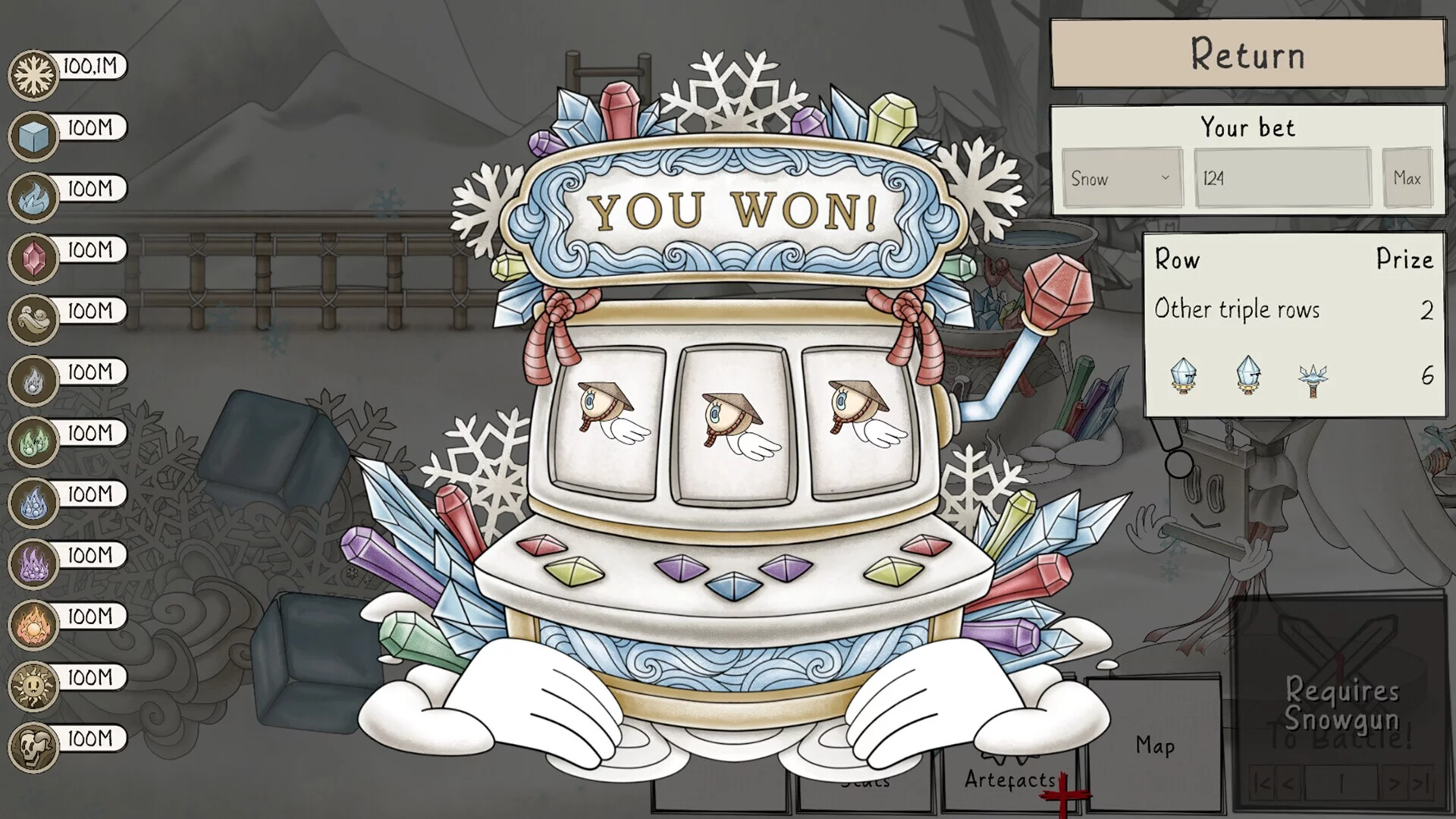 Изображение игры: Paint The Snow - idle