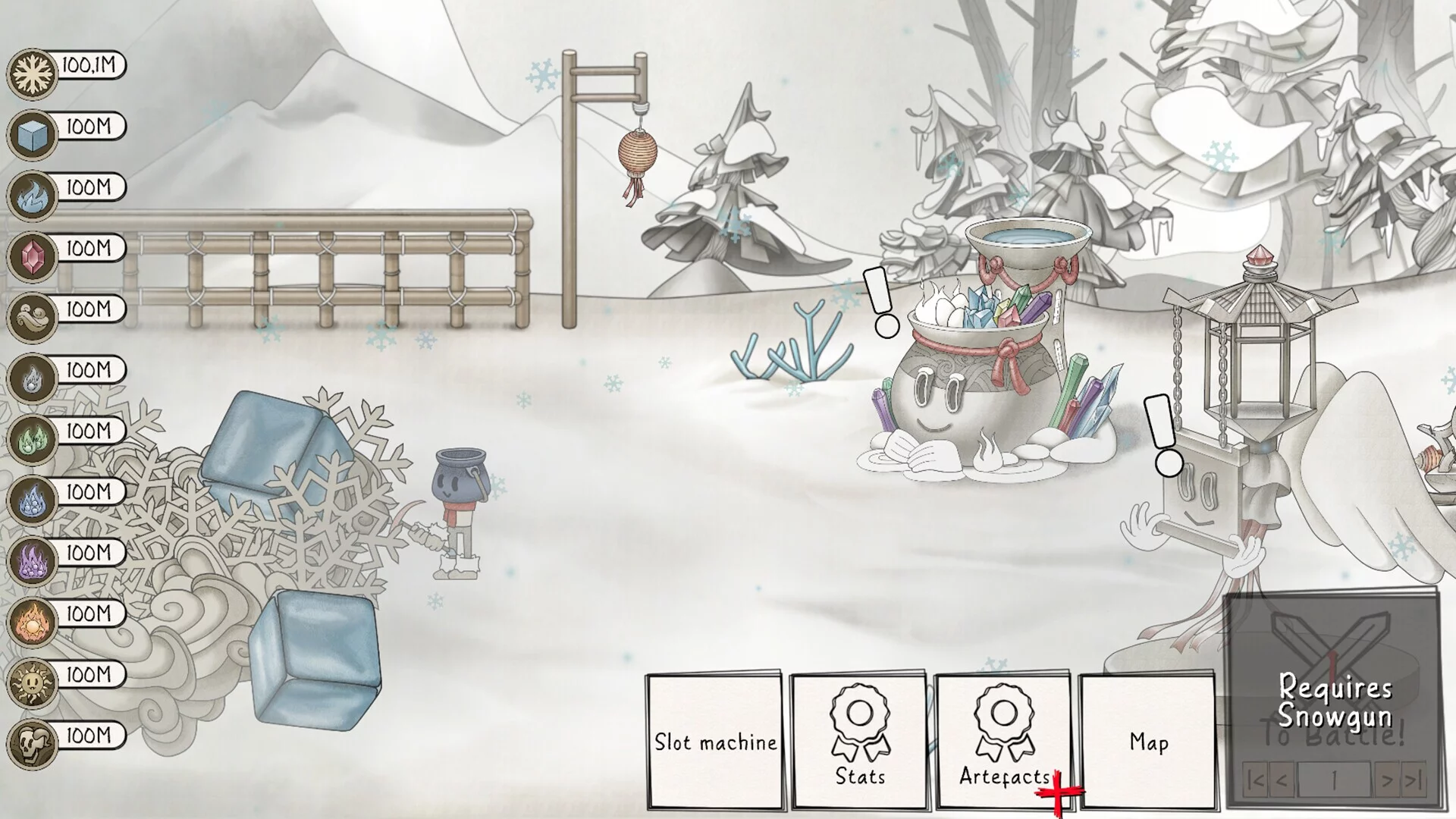 Изображение игры: Paint The Snow - idle