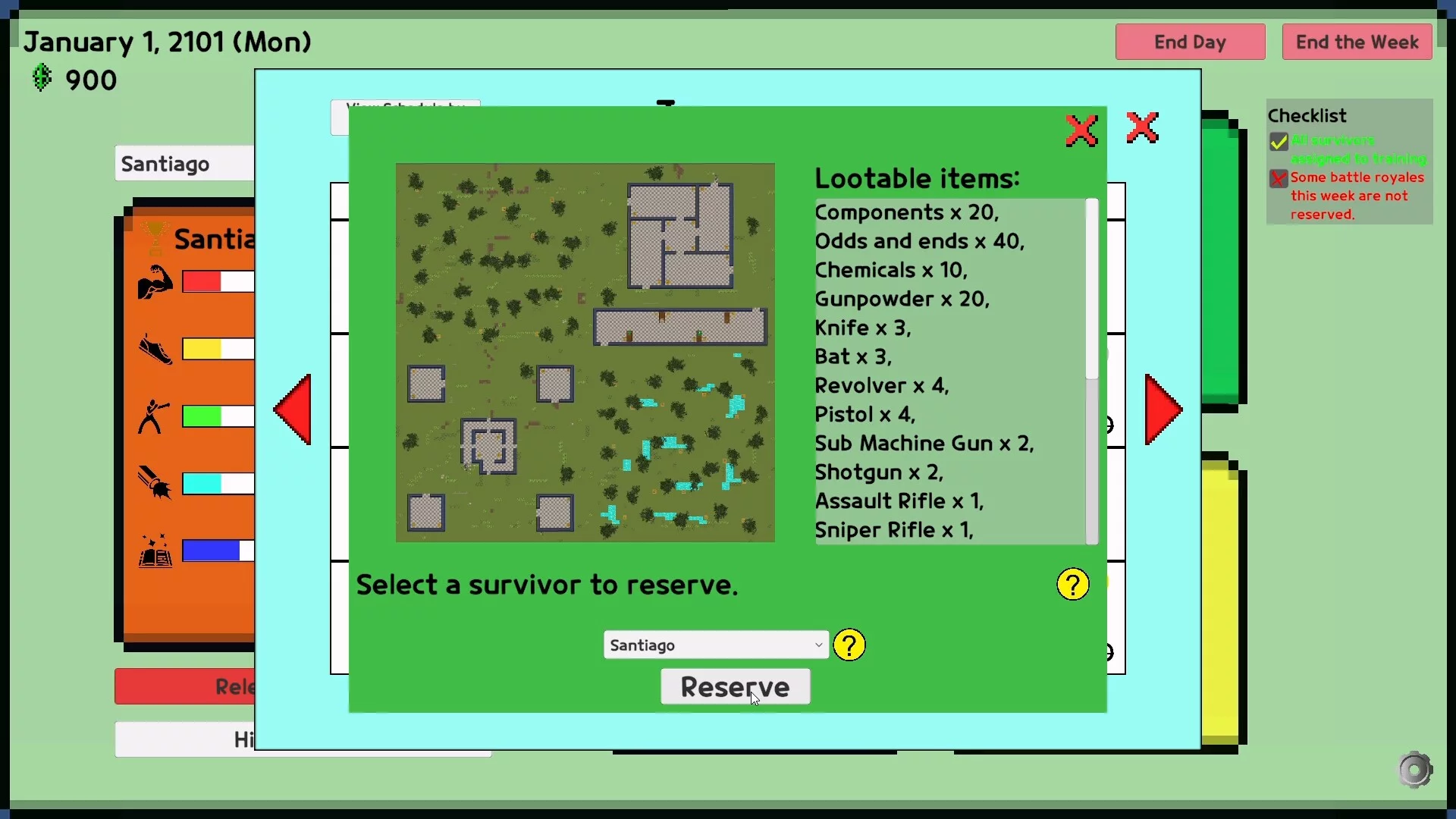 Изображение игры: Battle Royale Manager