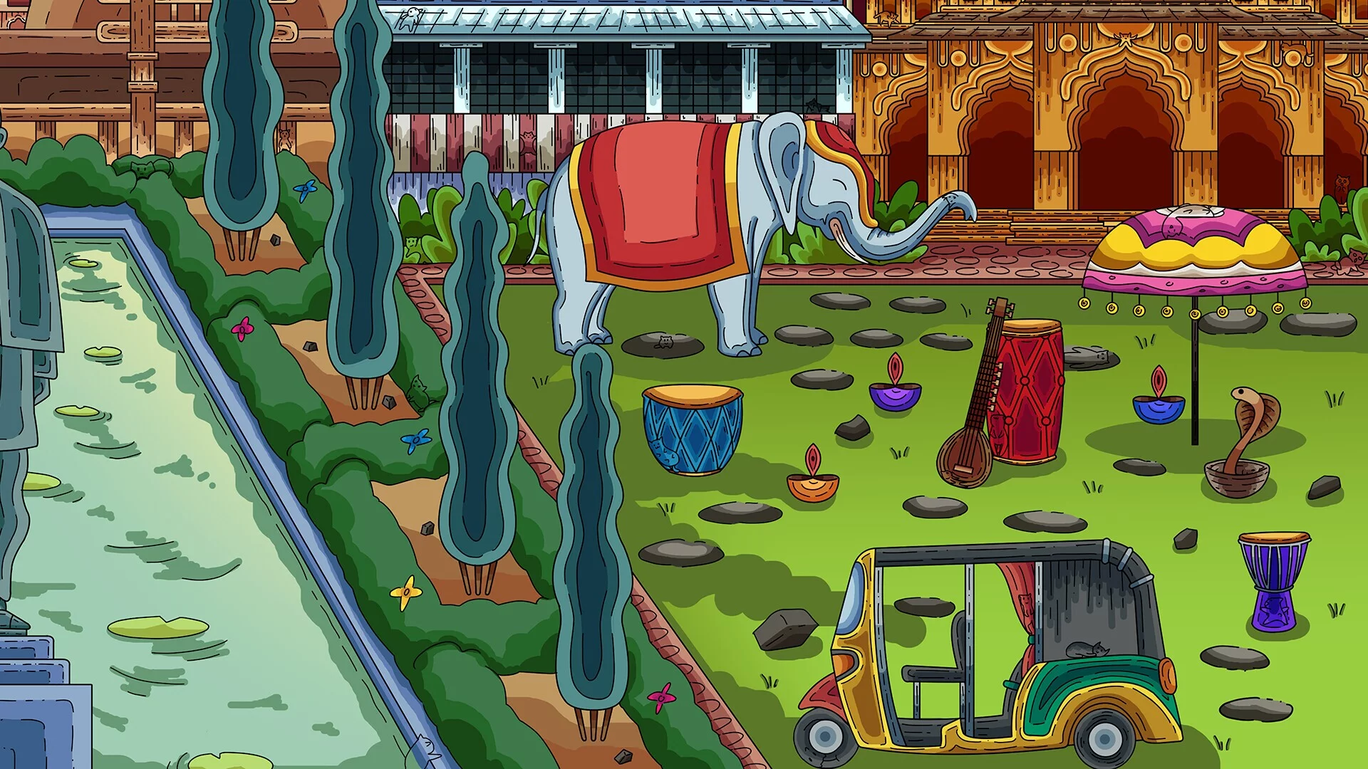 Изображение игры: 100 India Cats