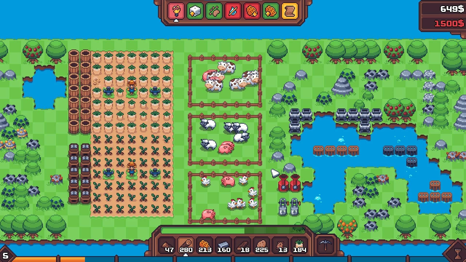 Изображение игры: Another Farm Roguelike: Rebirth