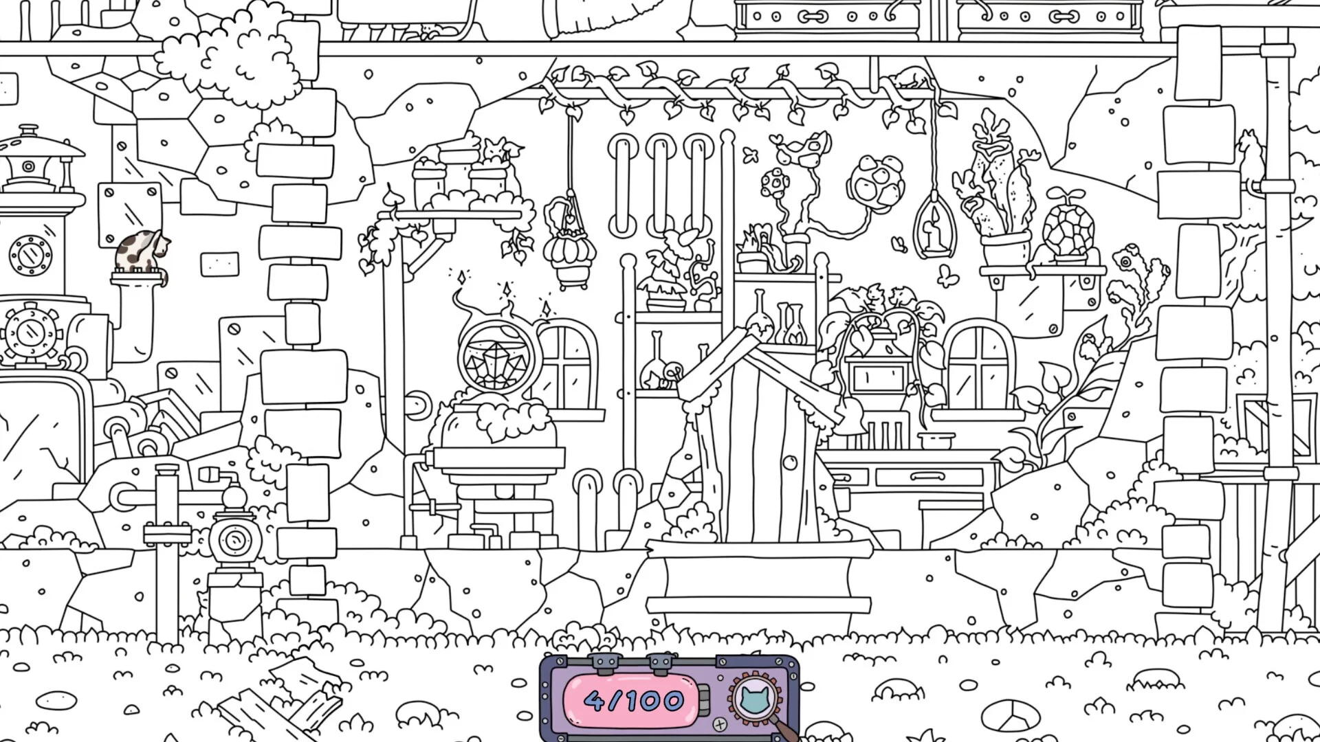 Изображение игры: HIDDEN CATS 4: Aetherpunk