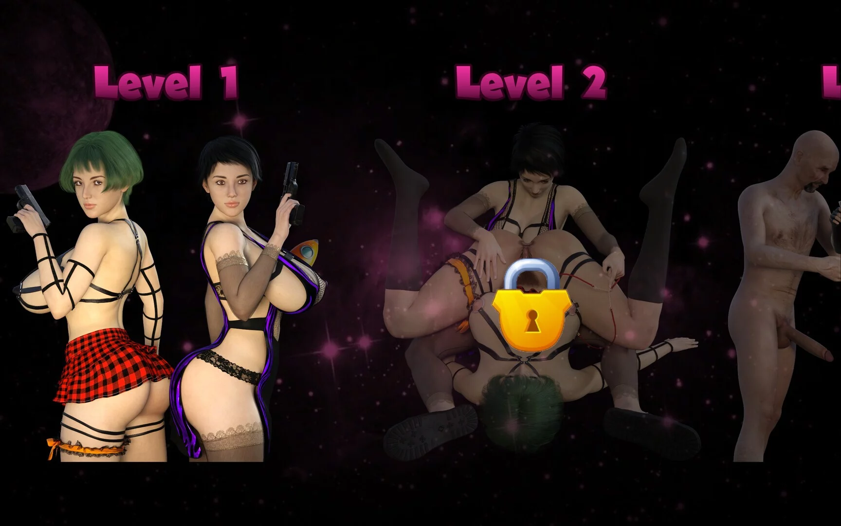 Изображение игры: Horny Sluts in Space