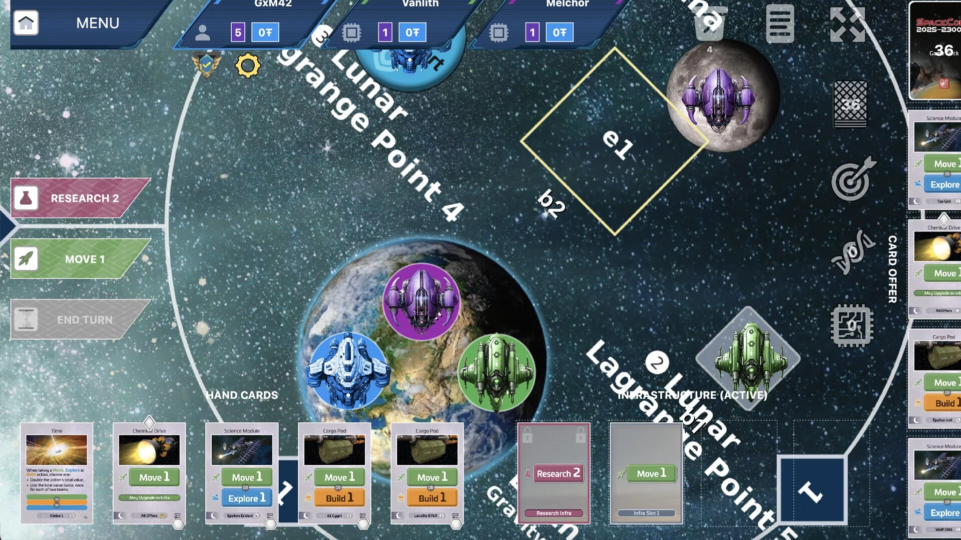 Изображение игры: SpaceCorp: 2025-2300AD