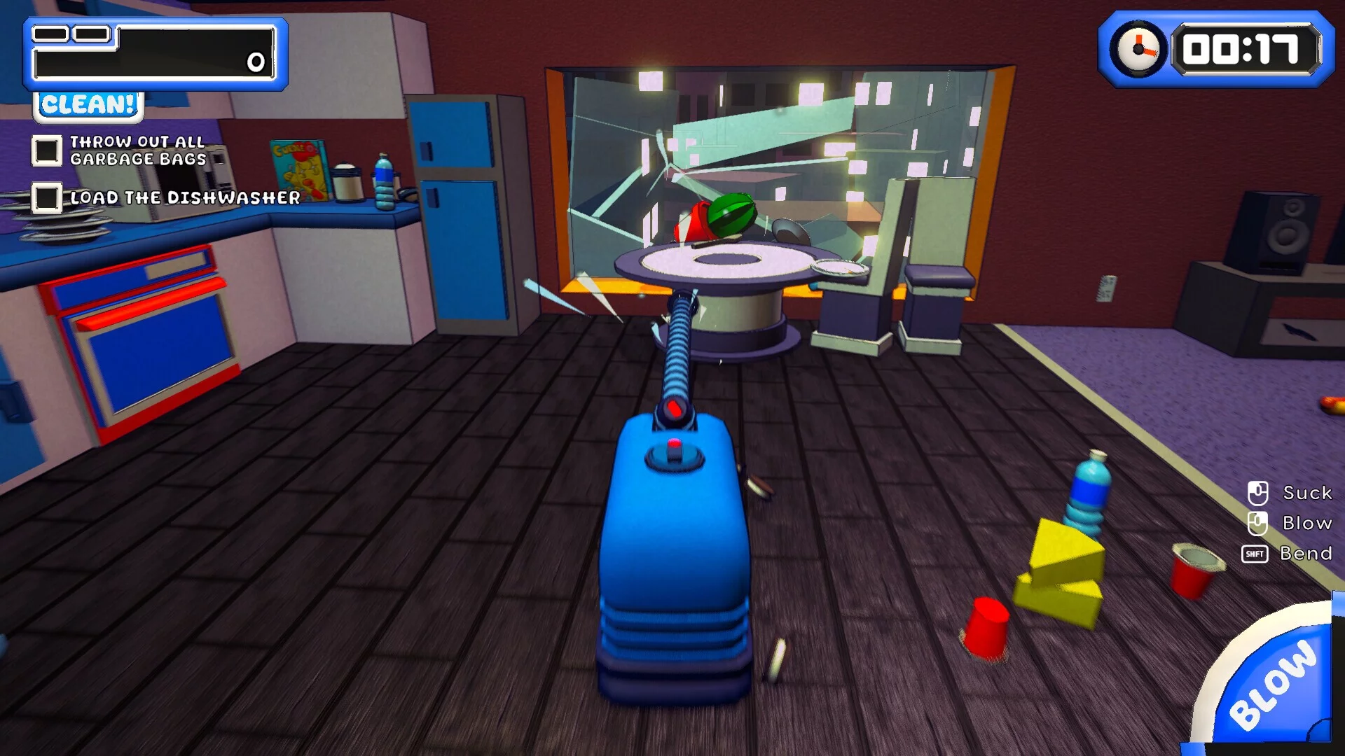 Изображение игры: ACUVAC: A Suck and Blow Adventure