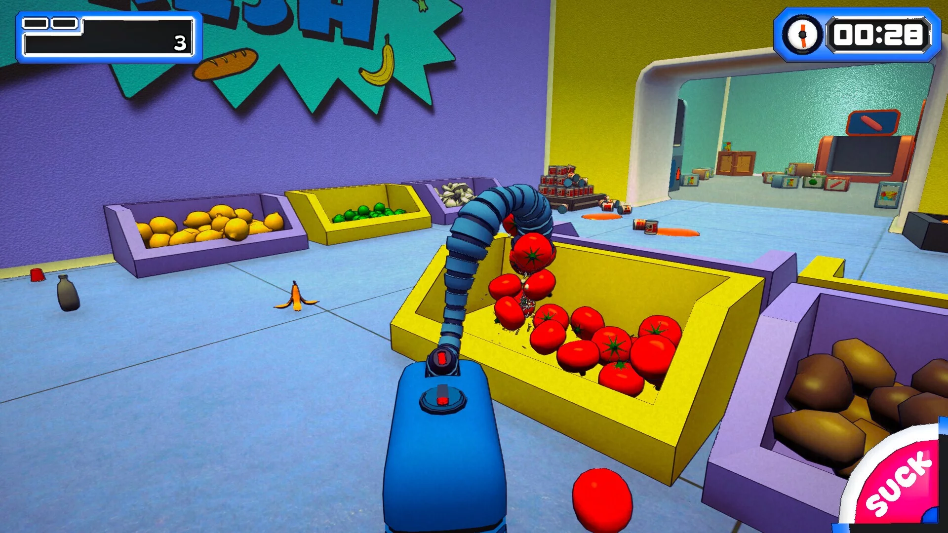 Изображение игры: ACUVAC: A Suck and Blow Adventure