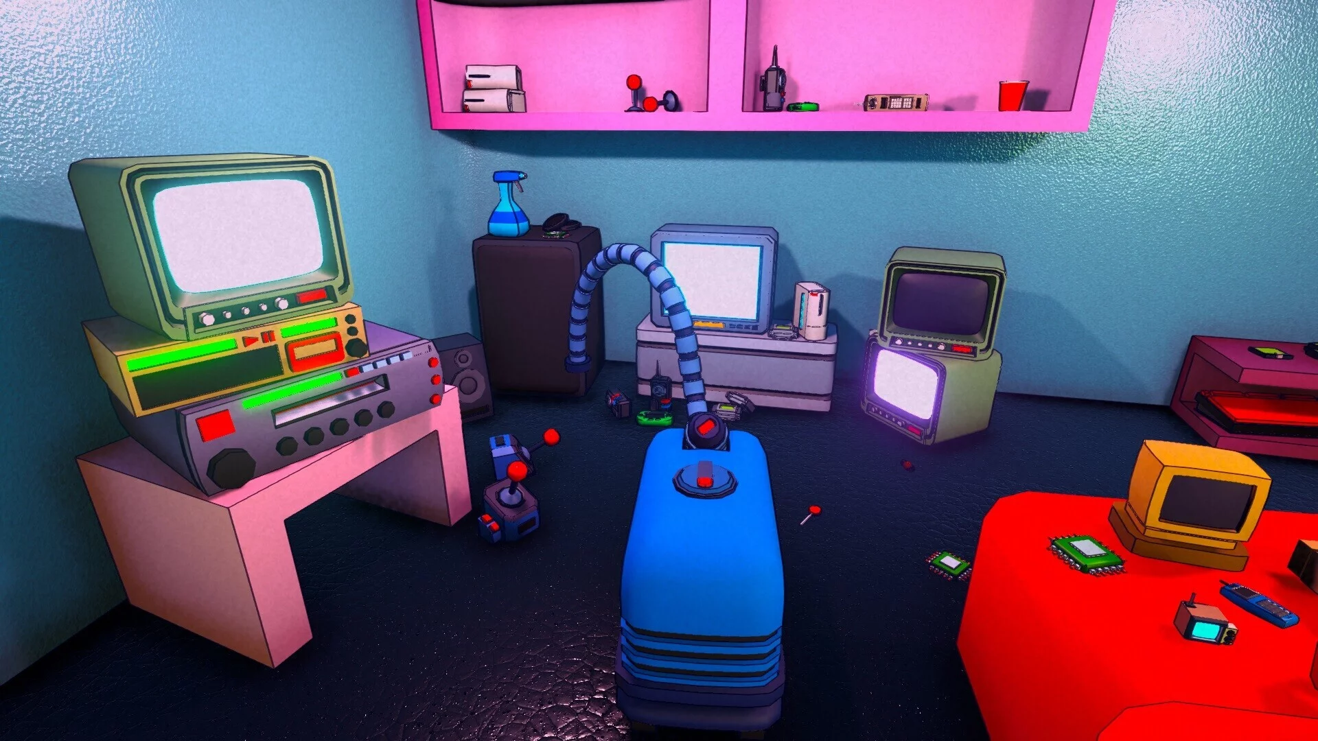 Изображение игры: ACUVAC: A Suck and Blow Adventure