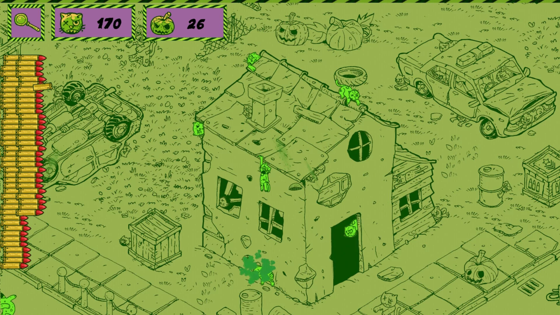 Изображение игры: Hidden Cats: Zombie Hunter