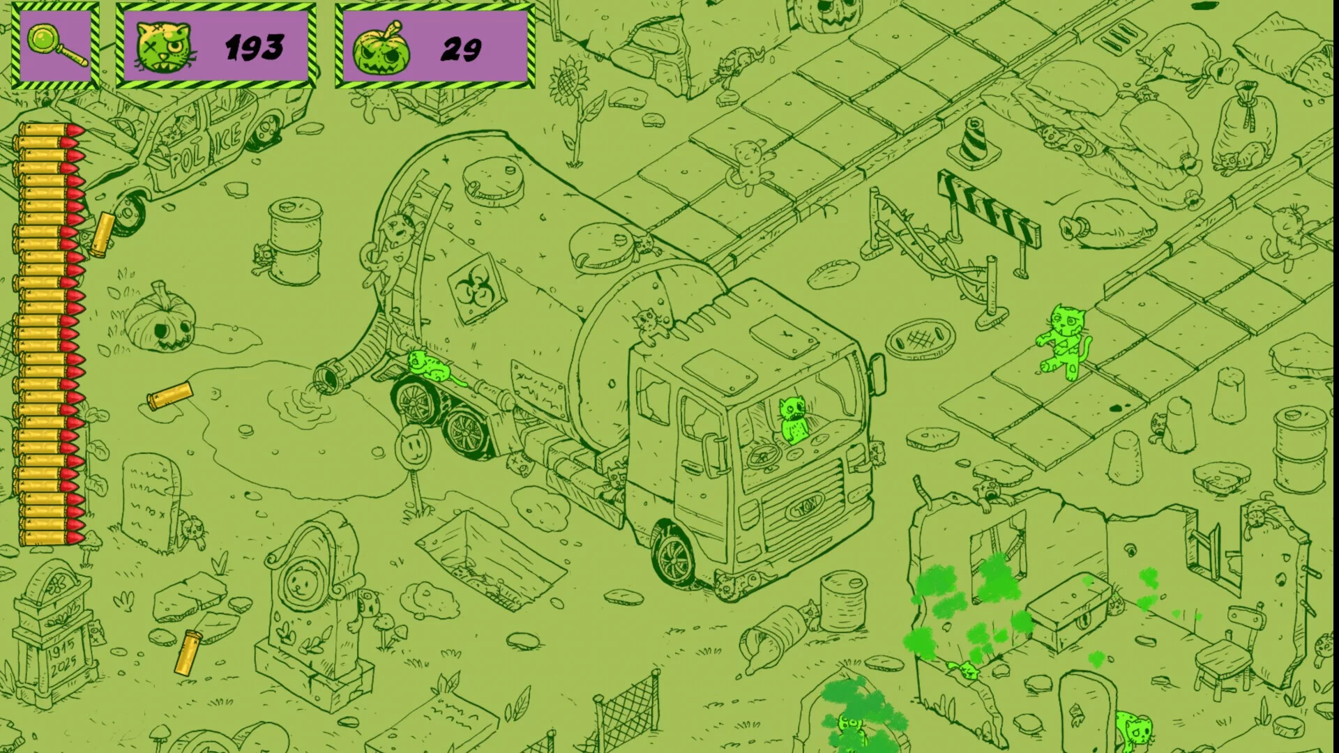 Изображение игры: Hidden Cats: Zombie Hunter