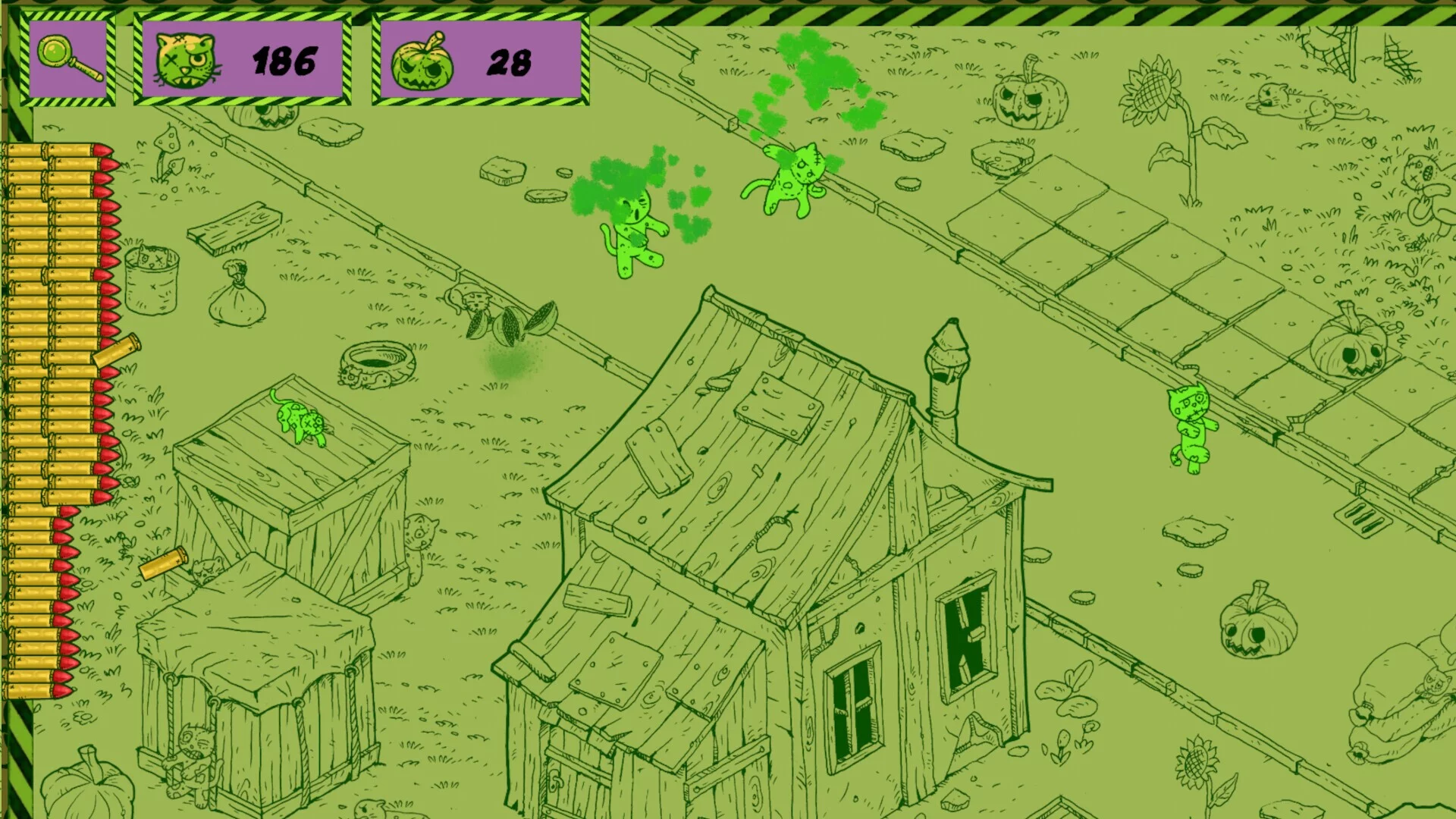 Изображение игры: Hidden Cats: Zombie Hunter