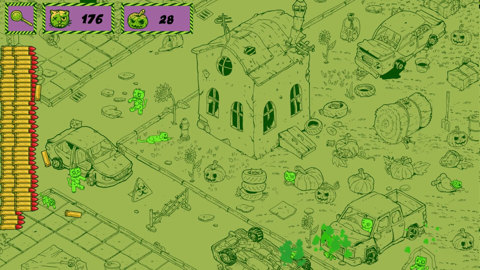 Изображение игры: Hidden Cats: Zombie Hunter