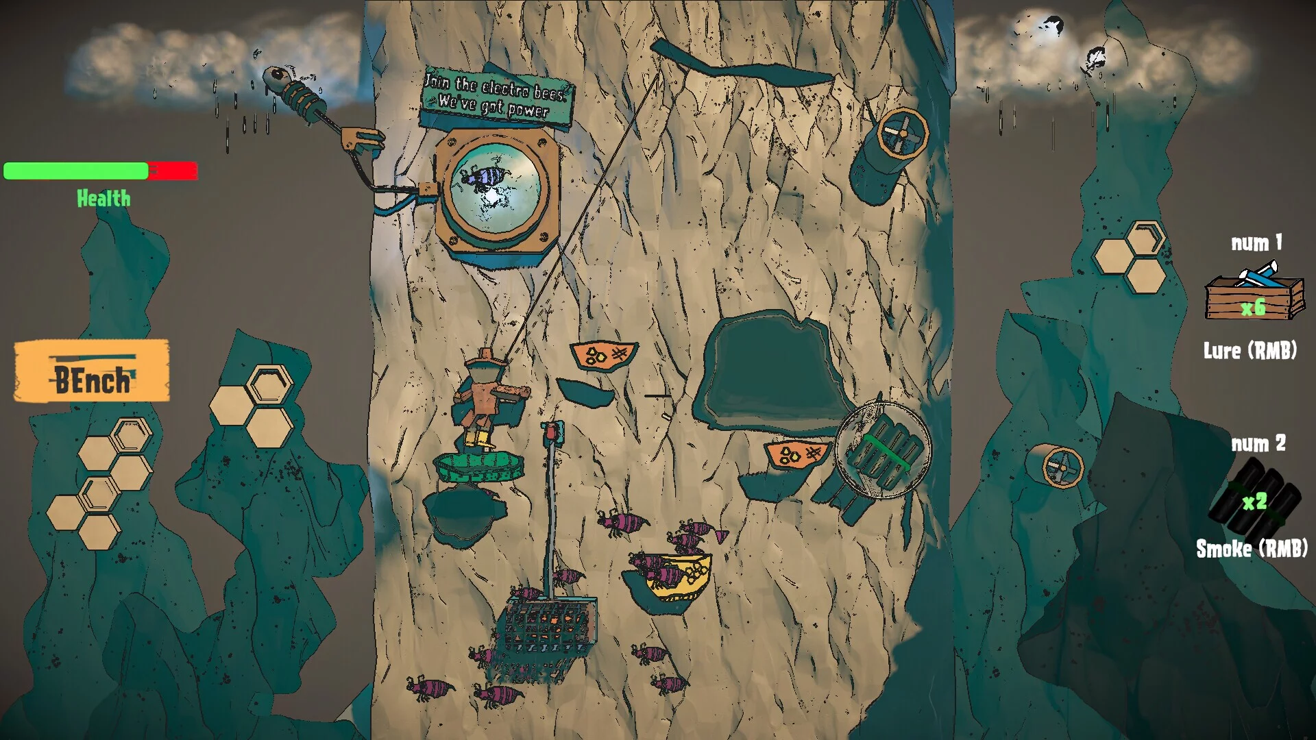 Изображение игры: Comb Rider