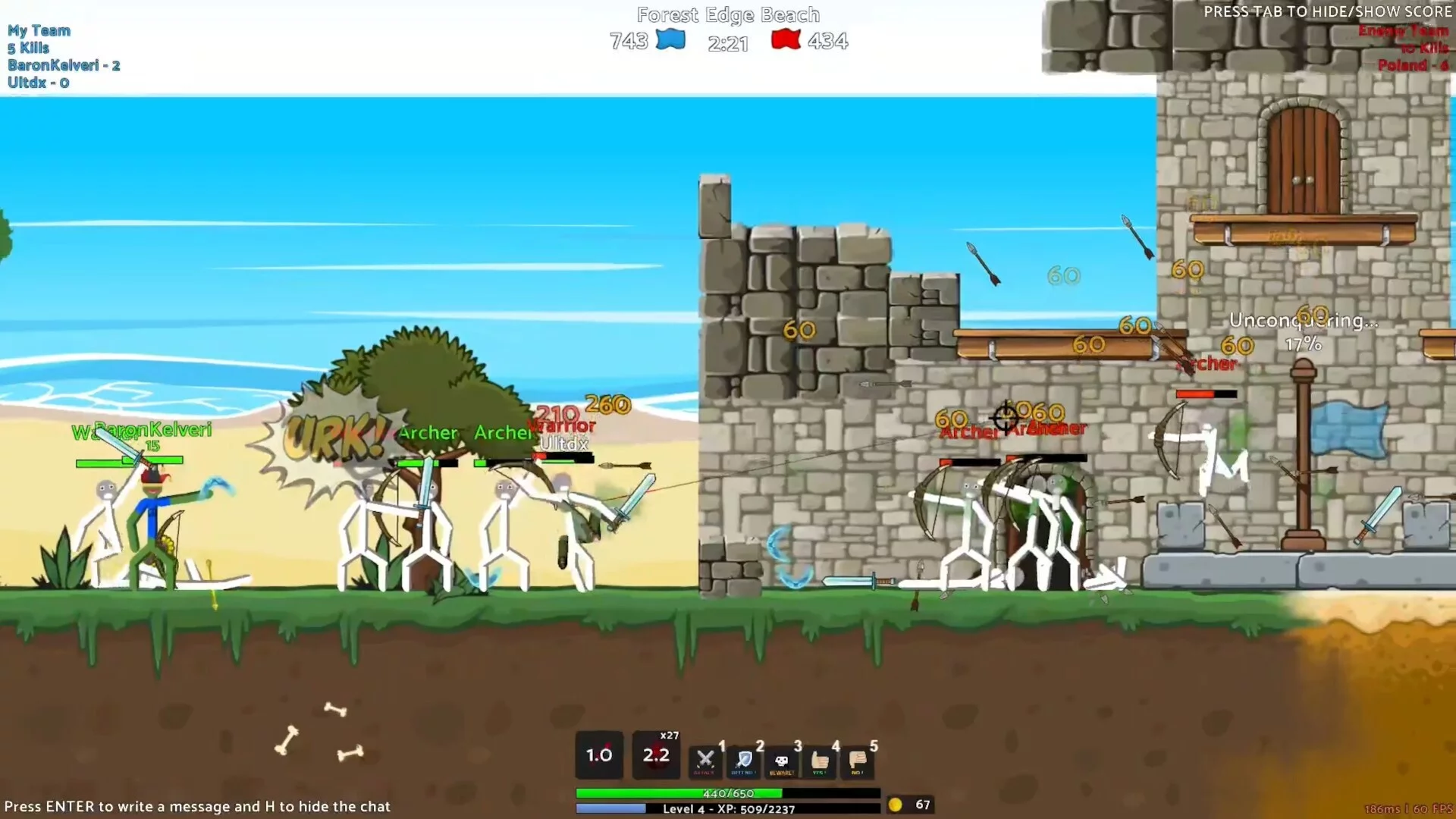 Изображение игры: Stickforge