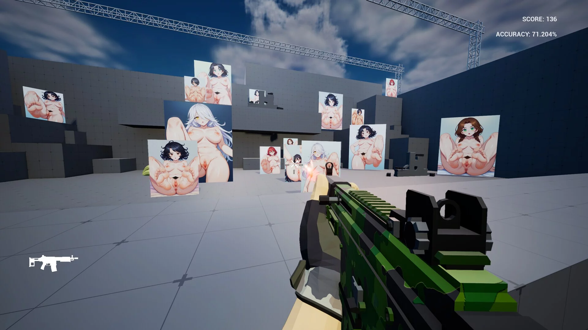 Изображение игры: Anime Feet Aim Trainer