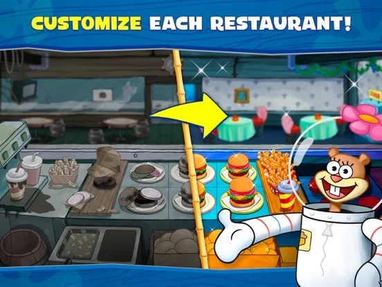 Изображение игры: SpongeBob: Krusty Cook-Off