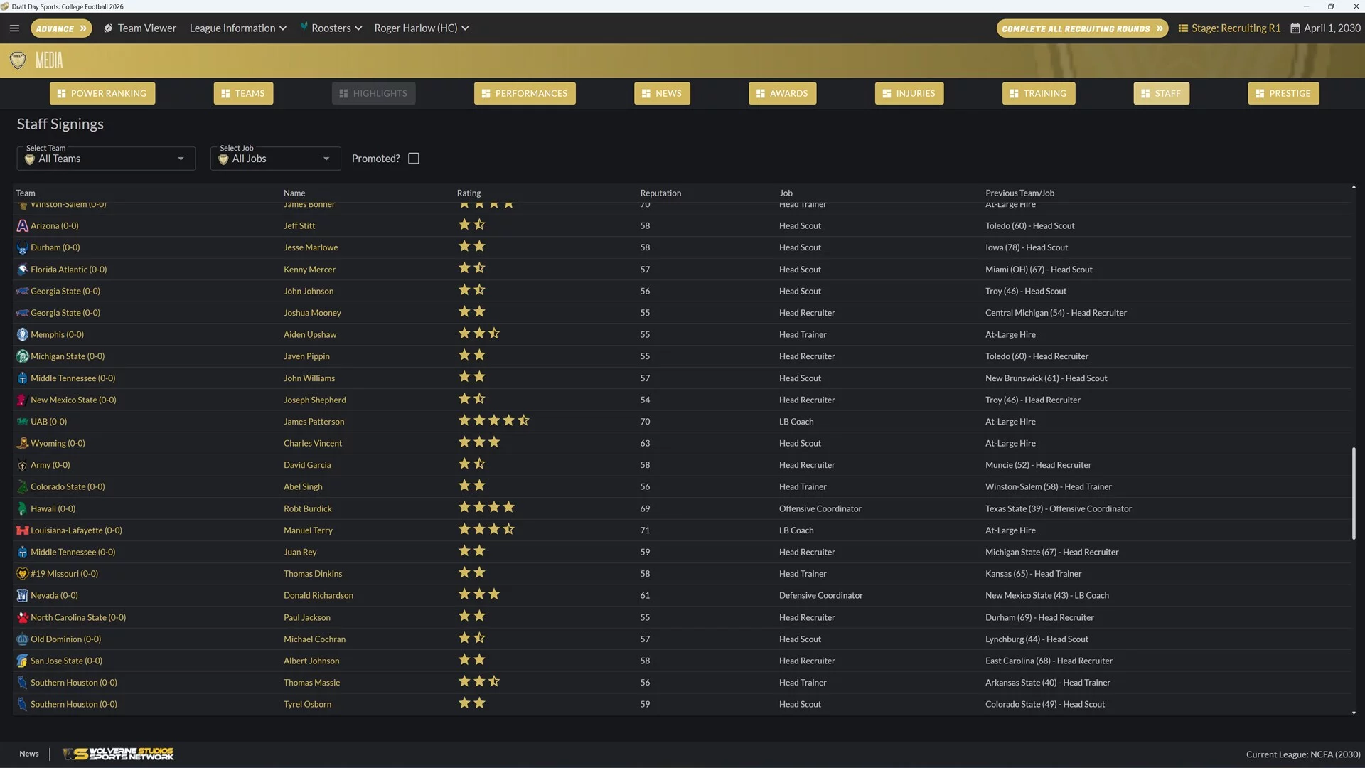 Изображение игры: Draft Day Sports: College Football 2026
