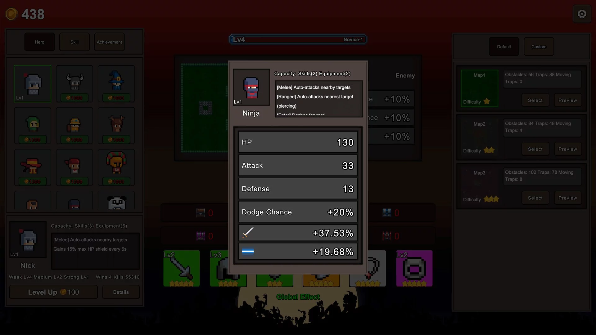 Изображение игры: Secret Heroes-Survivor Roguelike