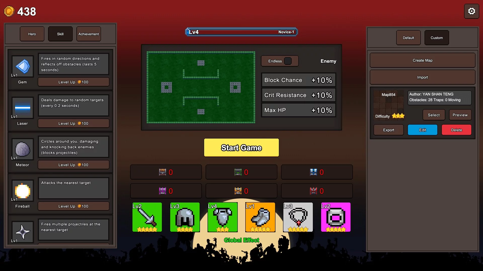 Изображение игры: Secret Heroes-Survivor Roguelike