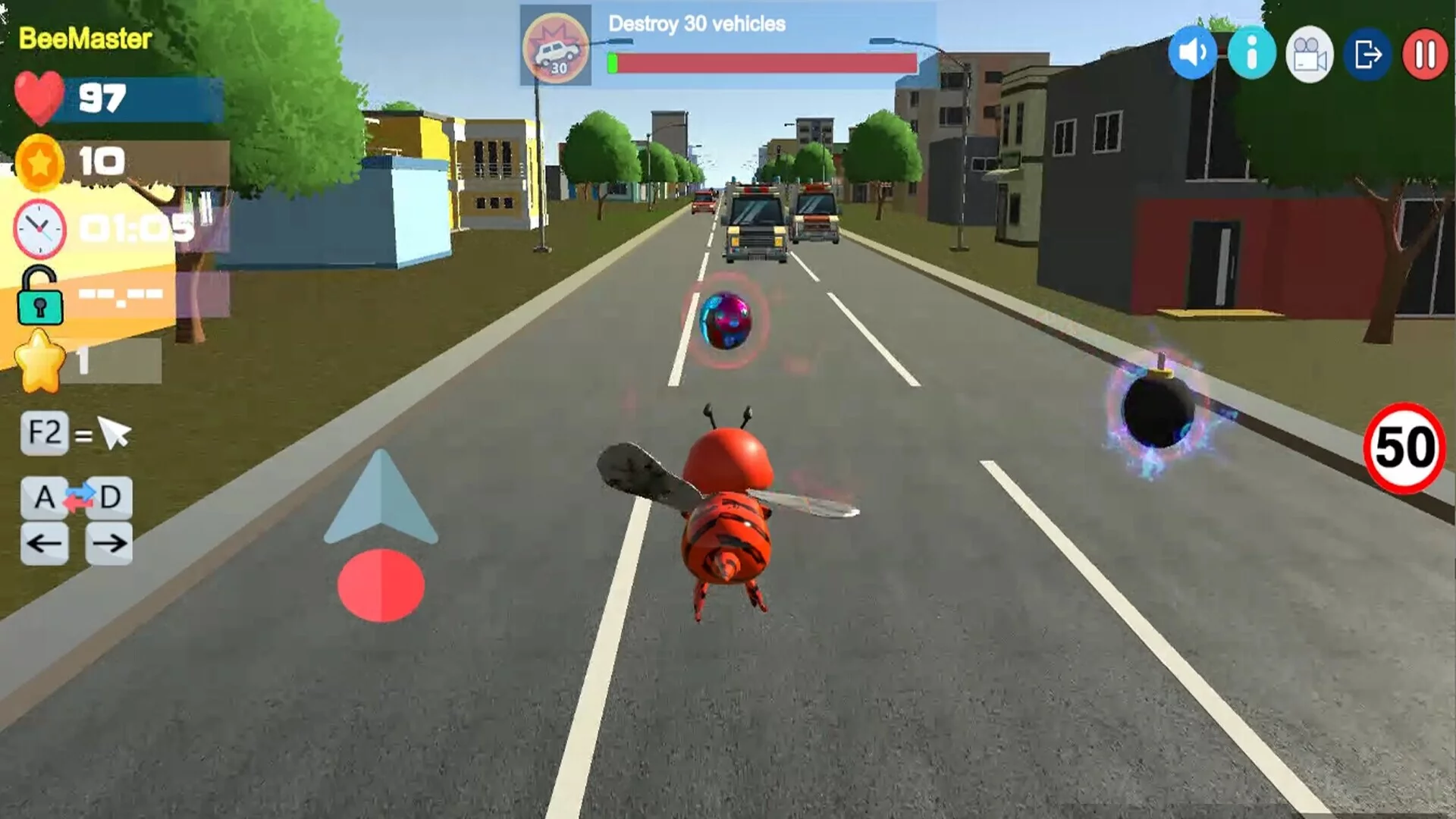 Изображение игры: Bee Master