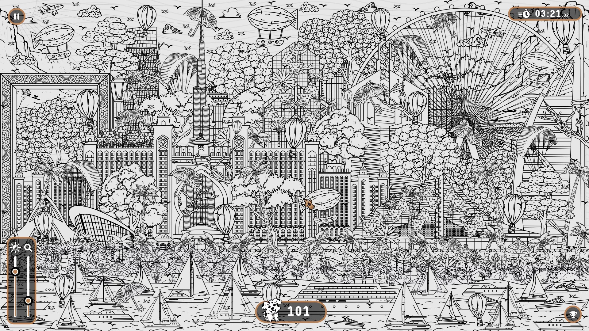 Изображение игры: 101 Dogs Hidden in Dubai