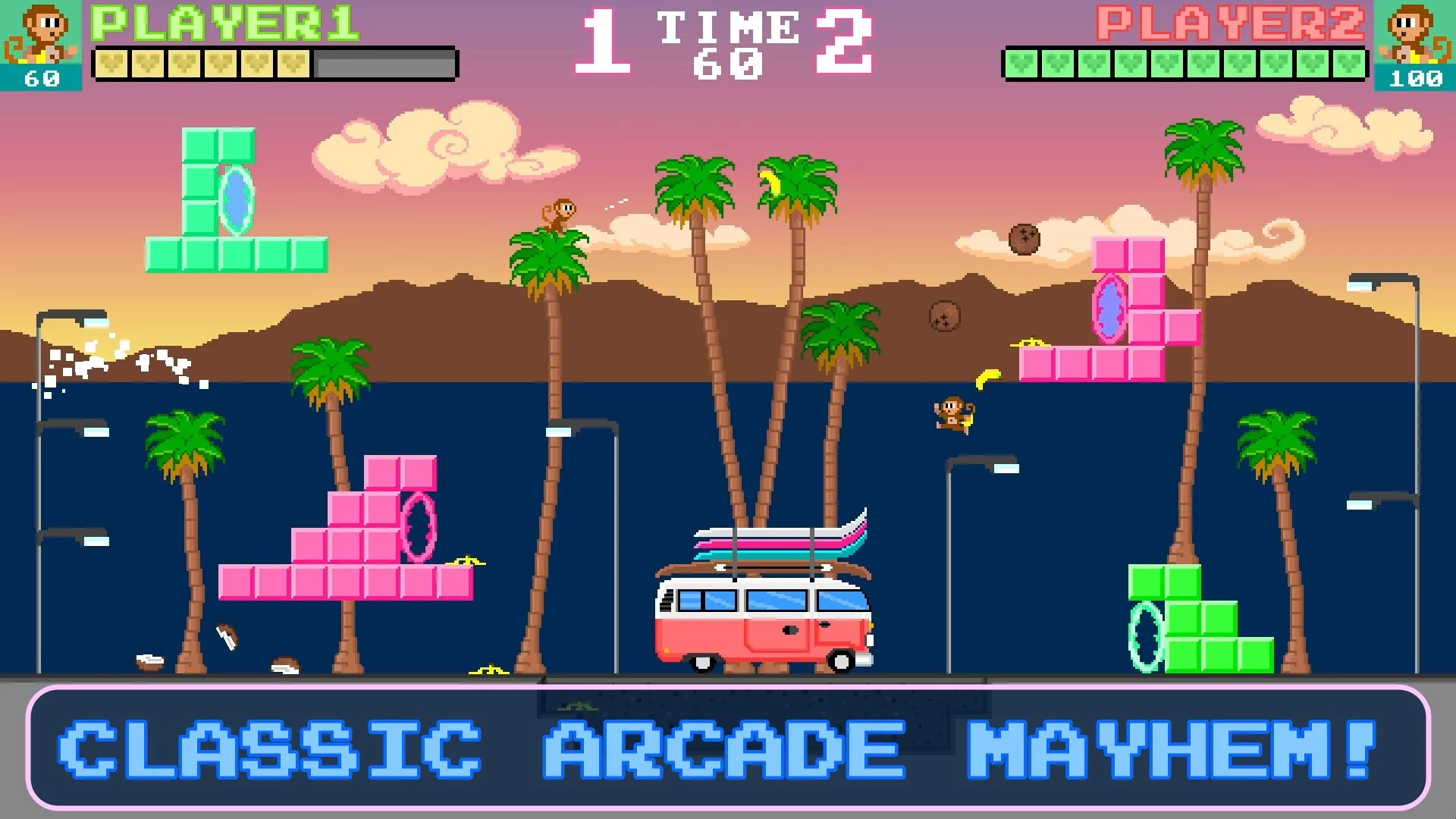 Изображение игры: Monkey Fruit Fight!