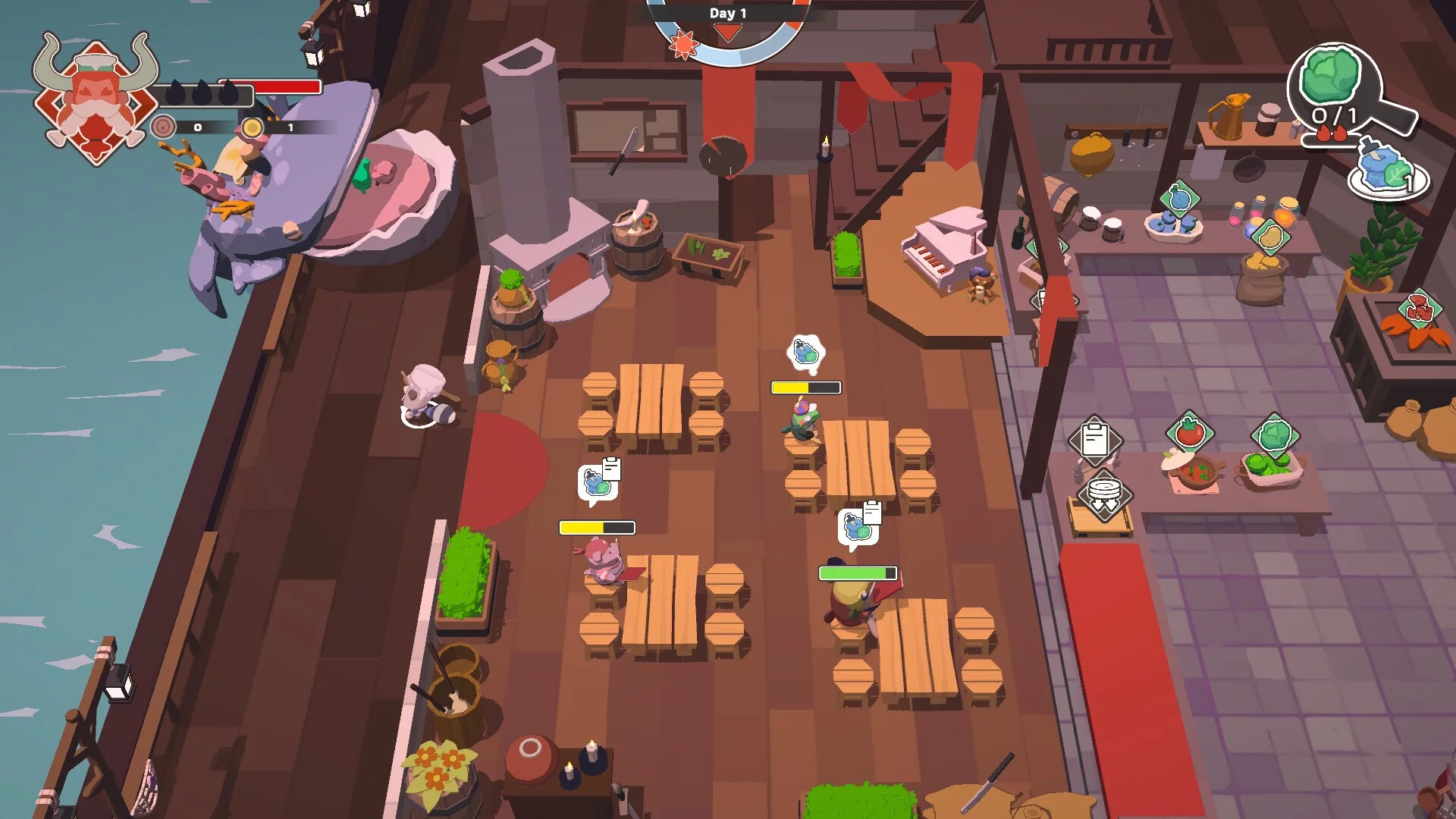 Изображение игры: Sous Raccoon