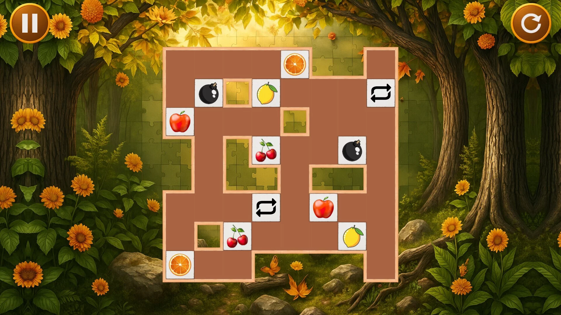 Изображение игры: Fruit Slide
