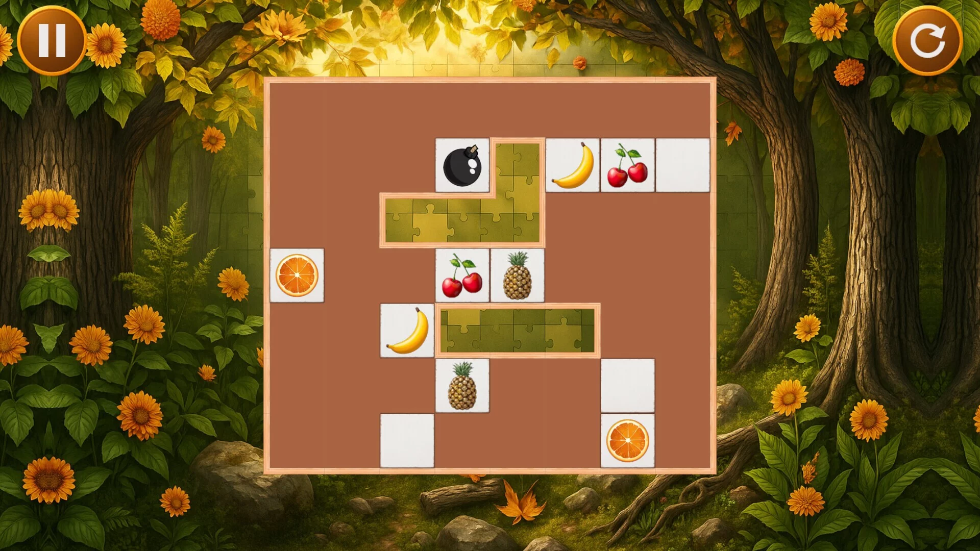 Изображение игры: Fruit Slide