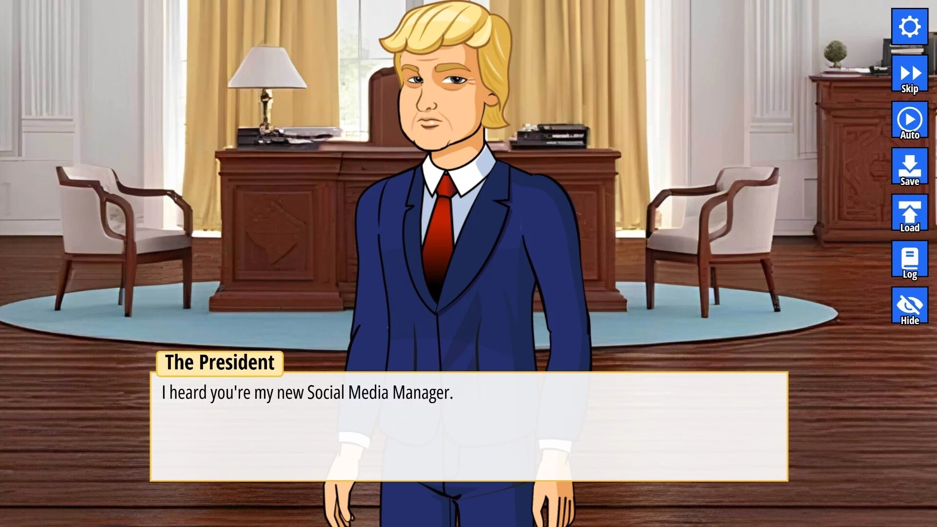 Изображение игры: Presidential Social Media Manager