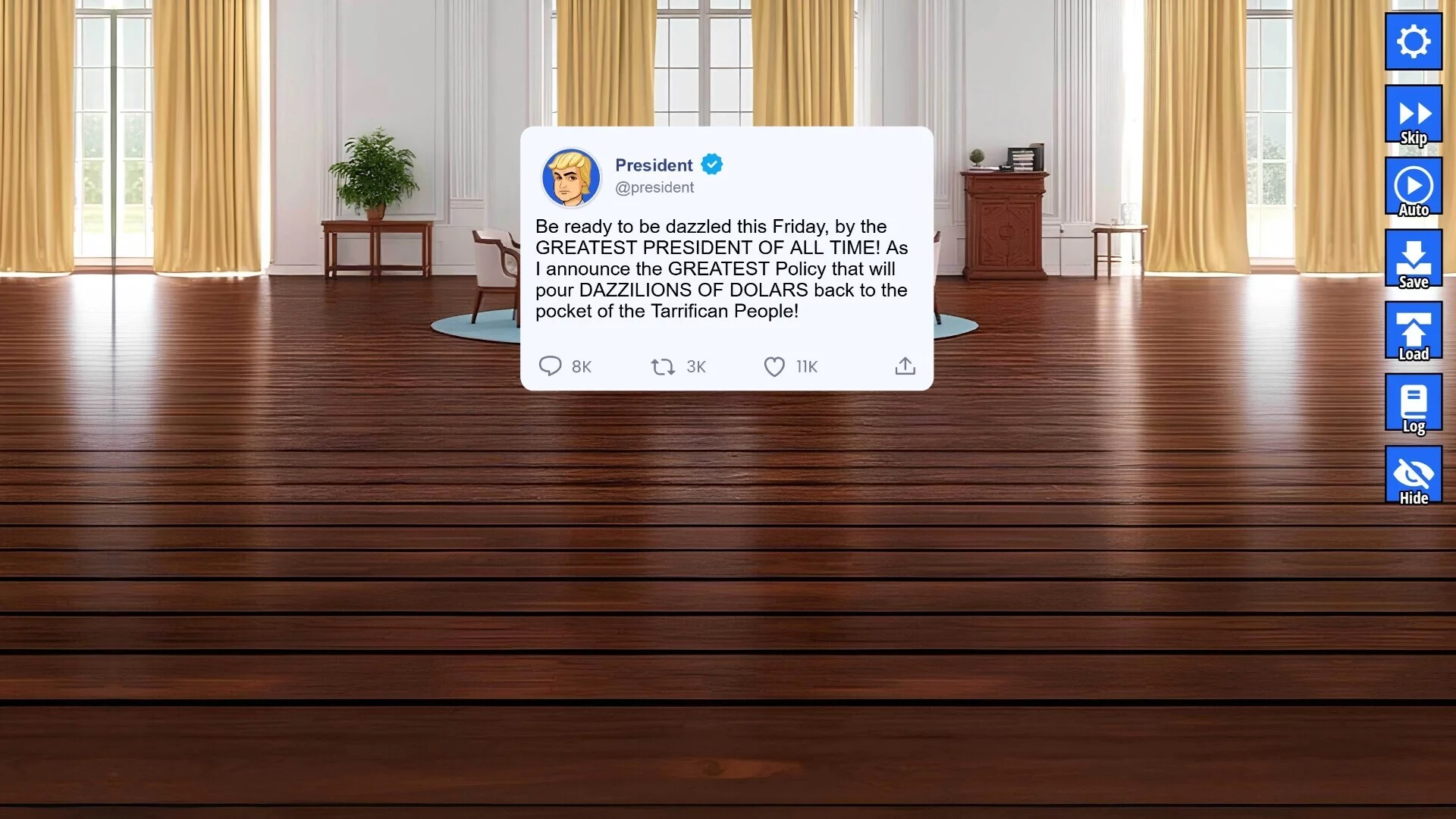 Изображение игры: Presidential Social Media Manager