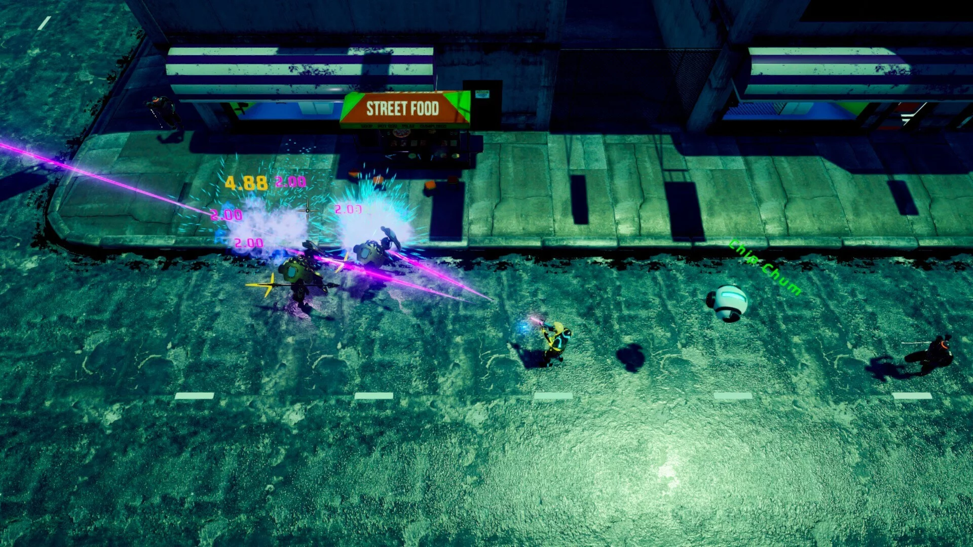 Изображение игры: Digital Eclipse: Cyberpunk Survivor