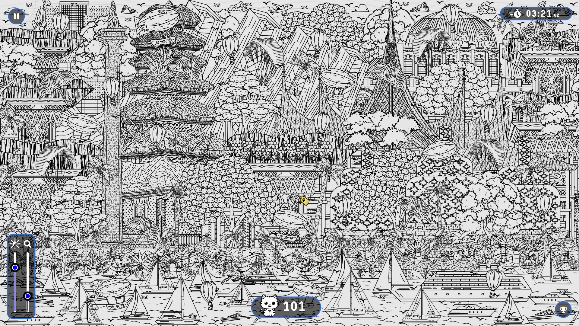 Изображение игры: 101 Cats Hidden in Indonesia