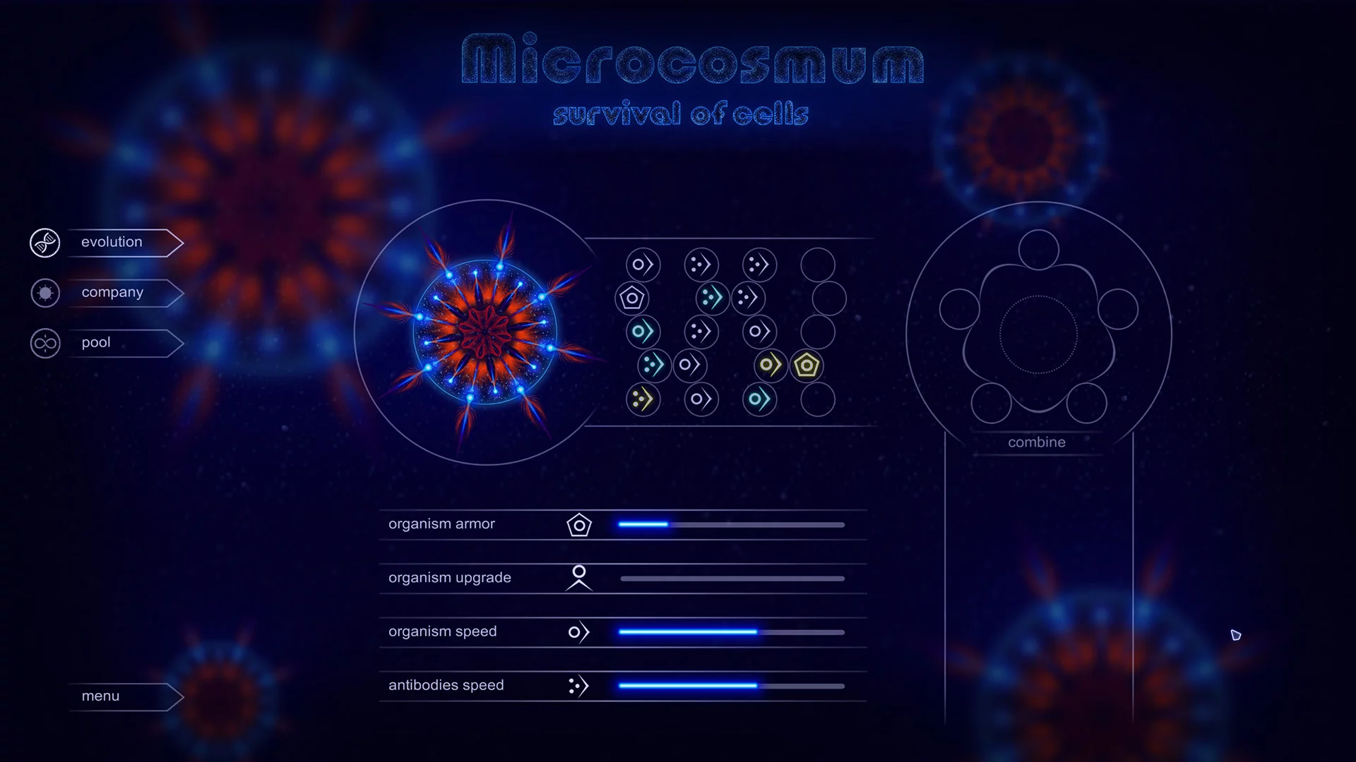 Изображение игры: Microcosmum: survival of cells
