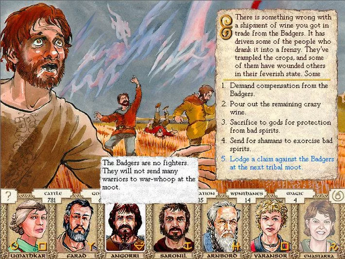 Изображение игры: King of Dragon Pass