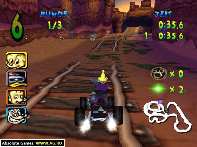 Изображение игры: Disney's Walt Disney World Quest, Magical Racing Tour