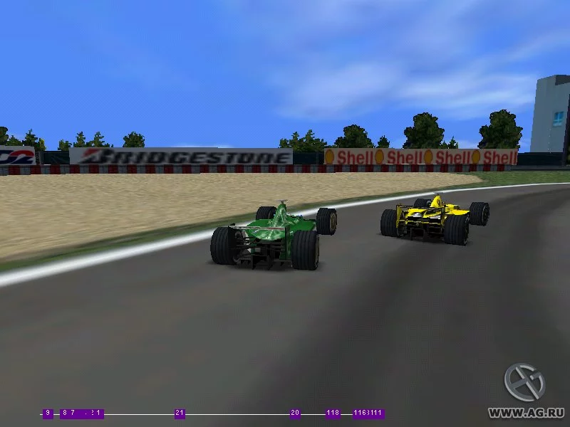 Изображение игры: F1 2000
