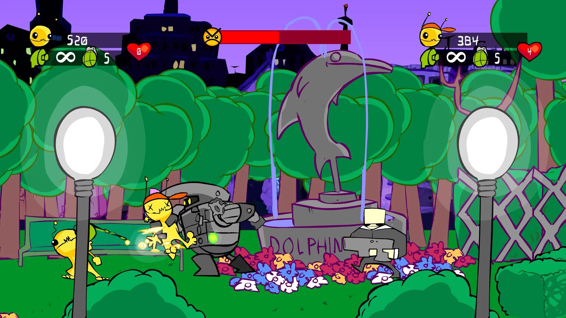 Изображение игры: Alien Hominid HD