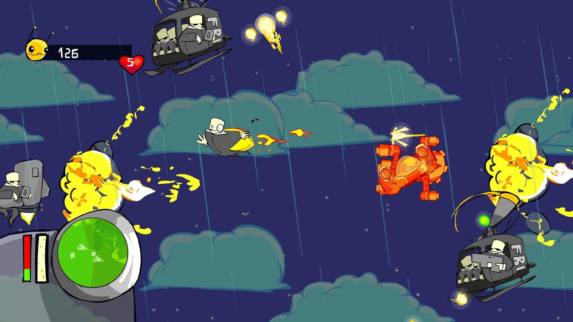 Изображение игры: Alien Hominid HD