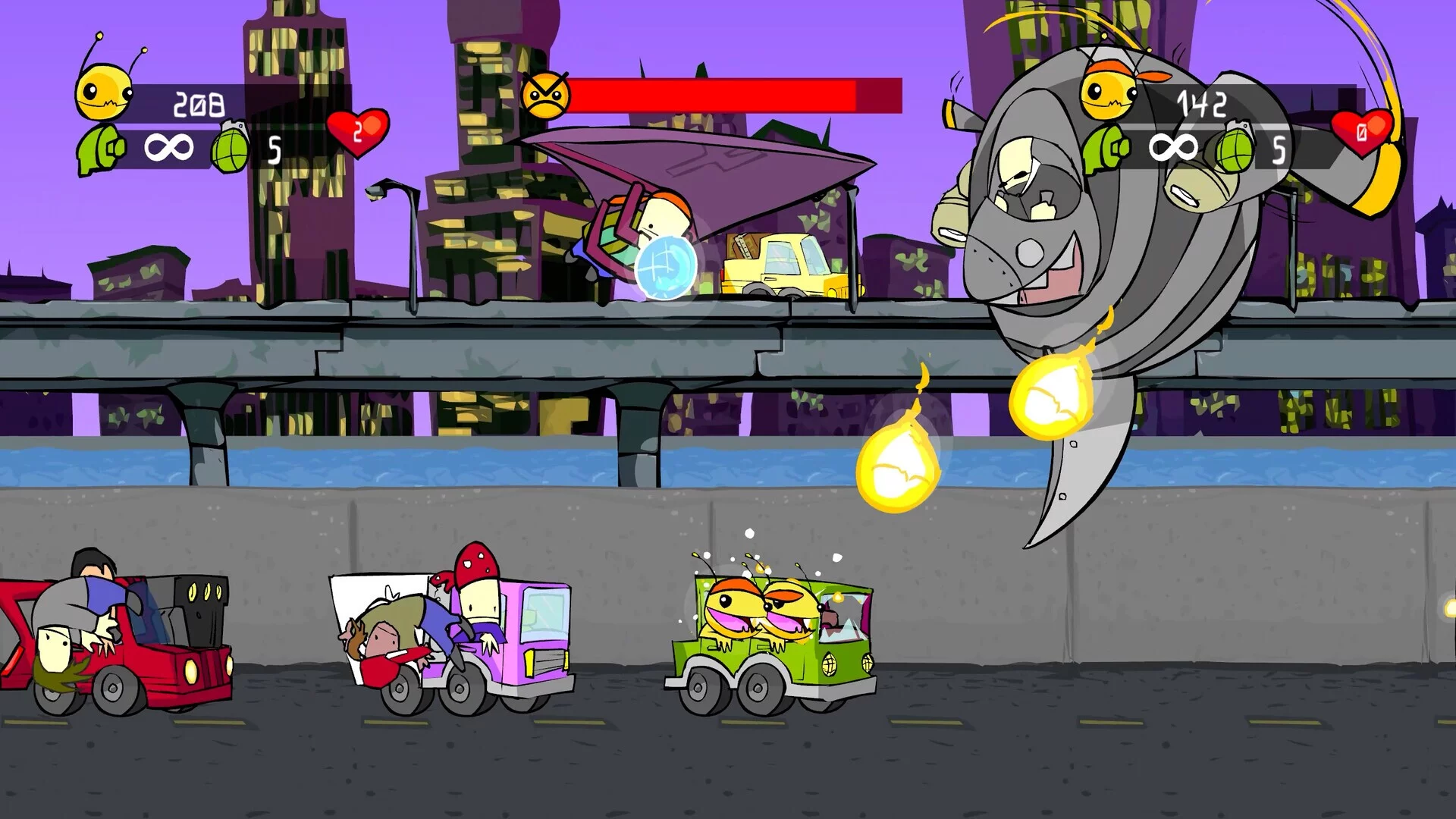 Изображение игры: Alien Hominid HD