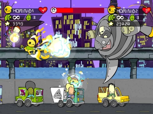 Изображение игры: Alien Hominid